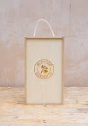 Burford Two Bottle Wooden Wine Gift Box