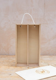 Burford Garden Co. Burford Two Bottle Wooden Wine Gift Box