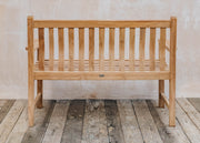 Bramblecrest Two Seater Curved Back Teak Bench