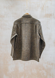 Universal Works Easy Jacket in Gold Harris Tweed Plaid