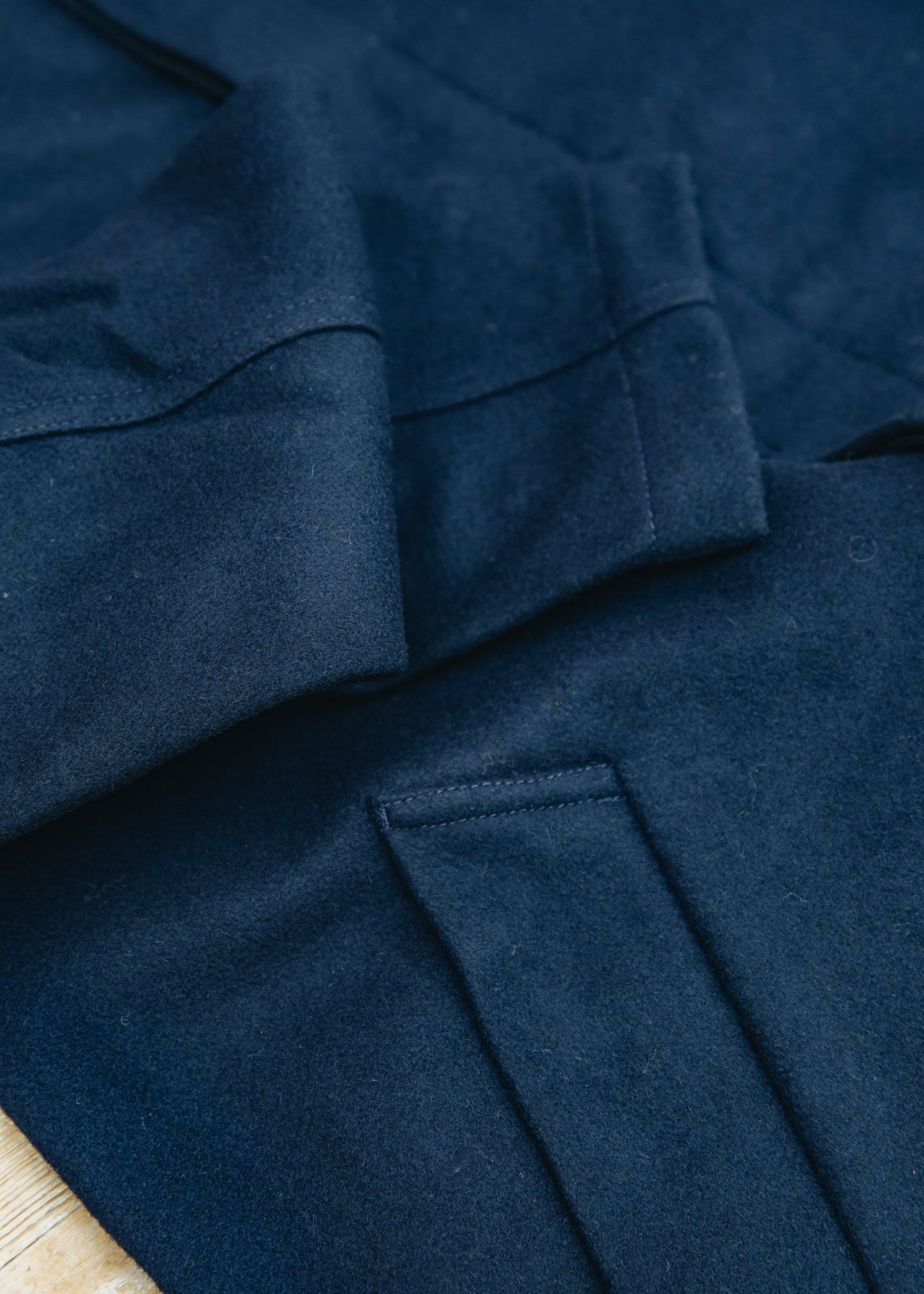 Universal Works Mowbray Mac Coat in Navy