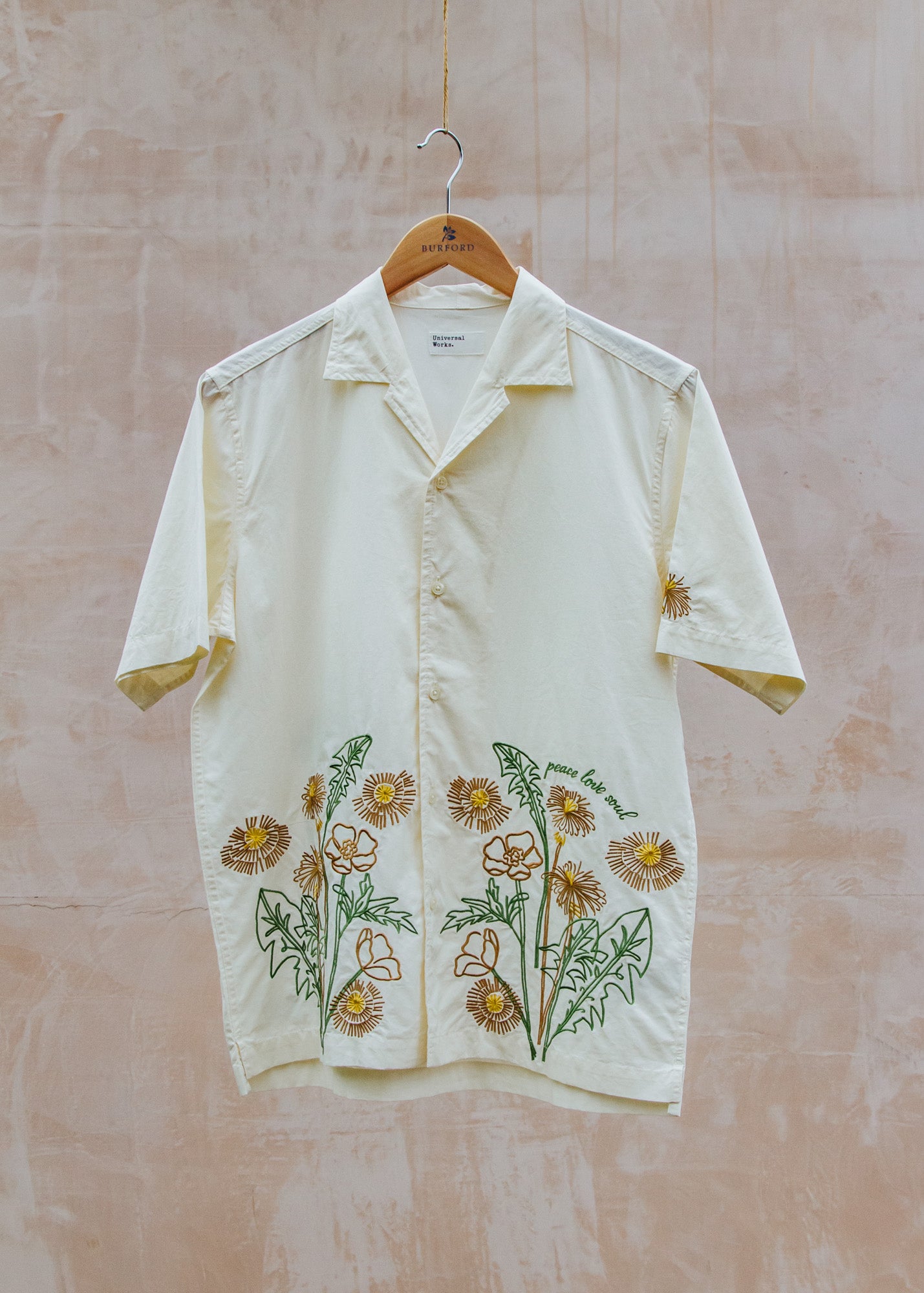 John Smedley Minari Shirt in Ecru