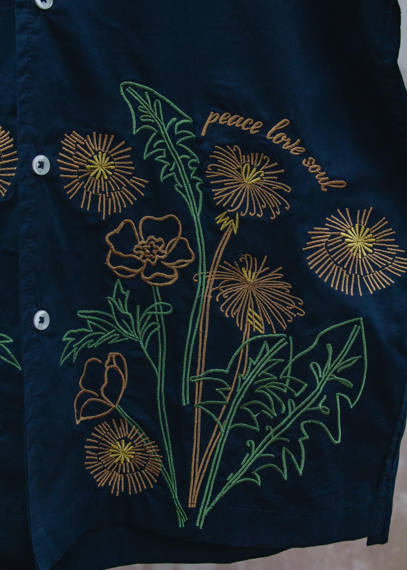 Universal Works Minari Shirt in Navy