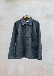 Station Jacket in Black Salt N Pepper Tweed