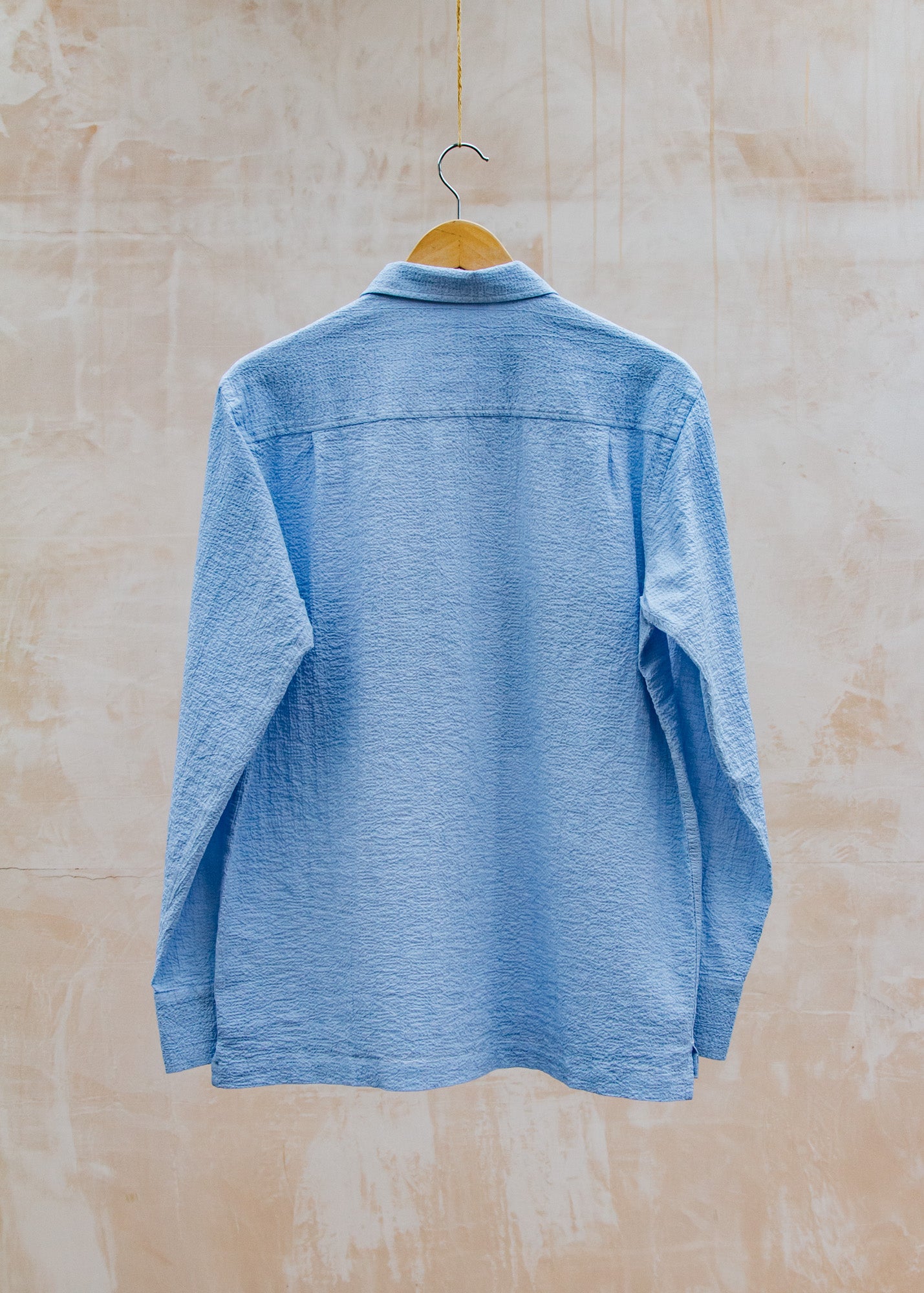 Universal Works Utility Shirt in Pale Blue