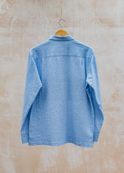 Universal Works Utility Shirt in Pale Blue