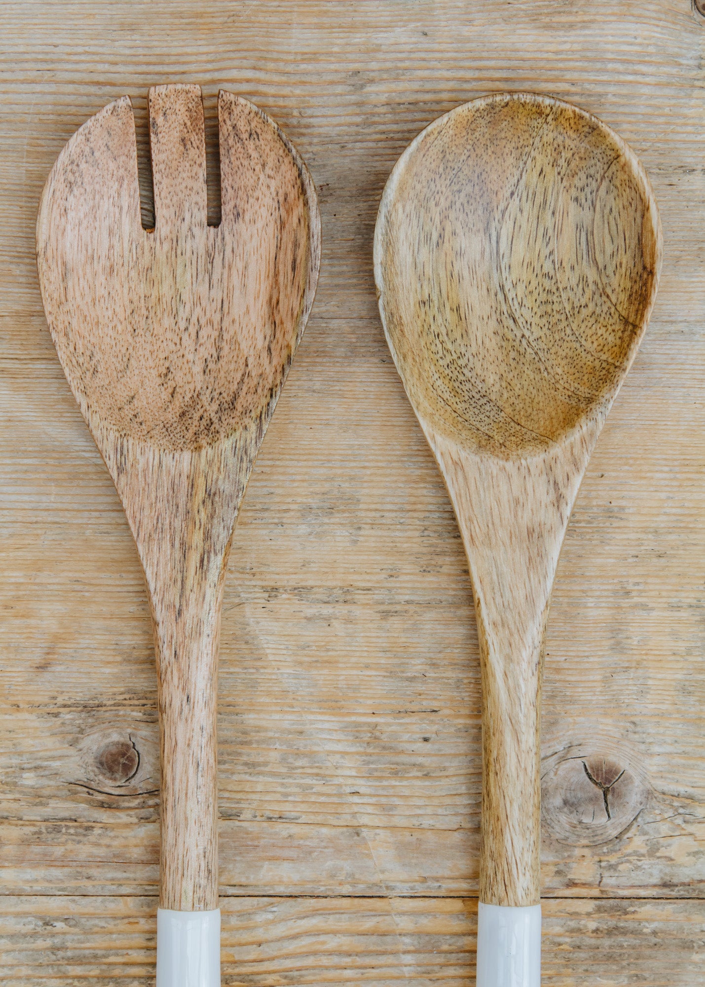 Van Deurs Mango Salad Servers in White