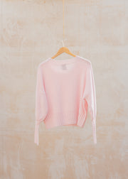 Van Kukil Alina Mutton Sleeve Jumper in Misty Pink