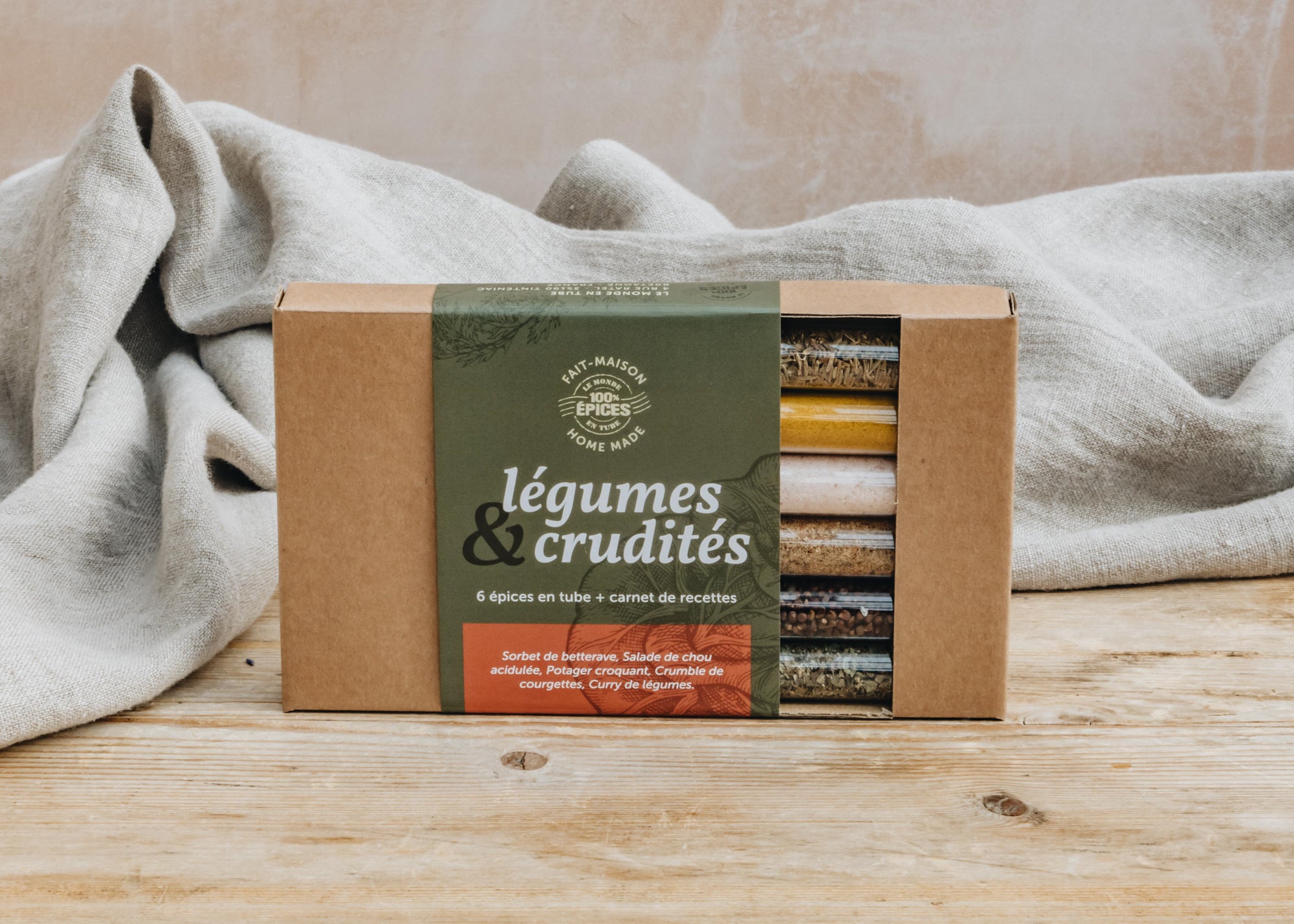 Le Monde en Tube Vegetables Spice Box | Burford Garden Co.
