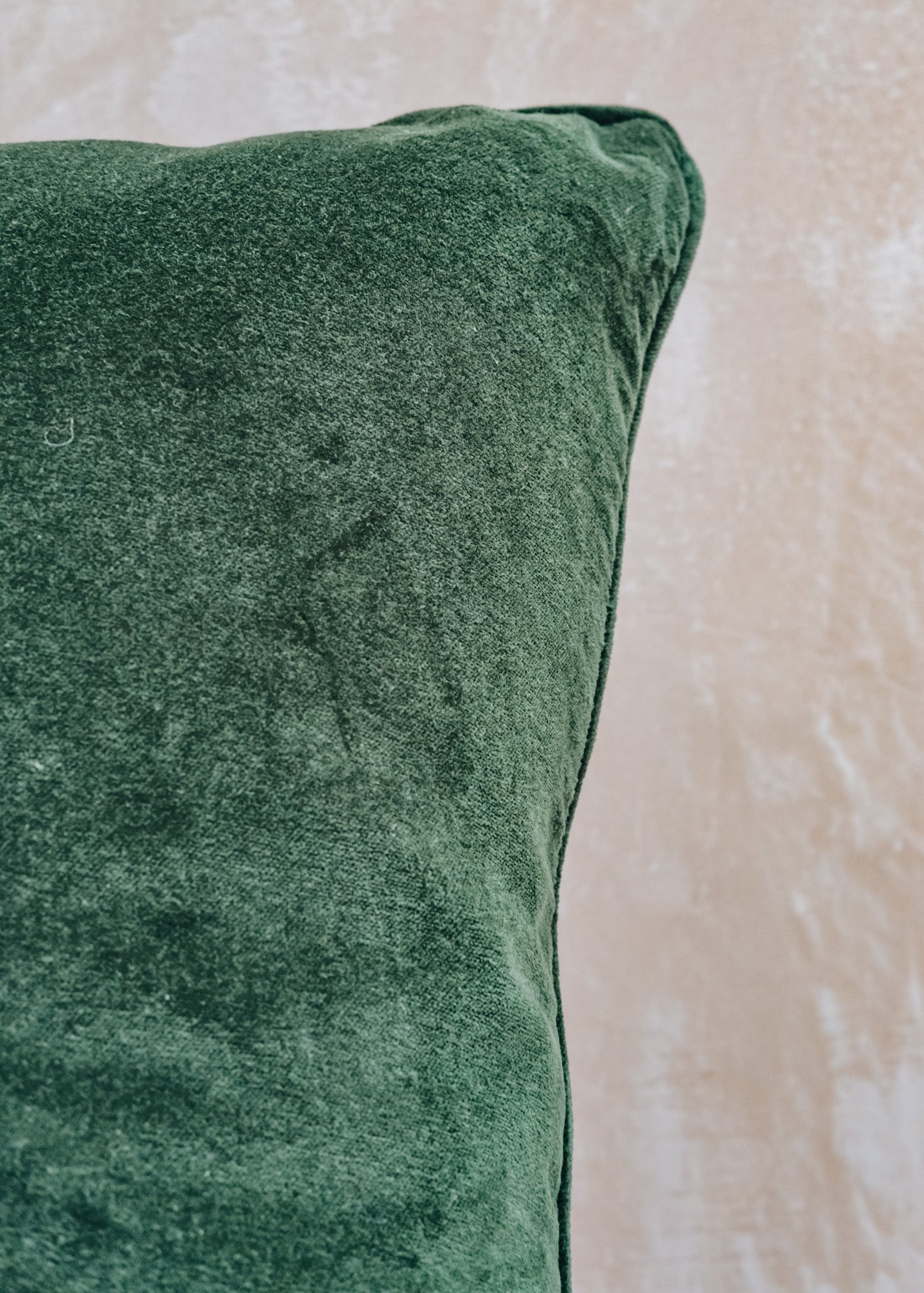 Bungalow Velvet Cushion in Forest