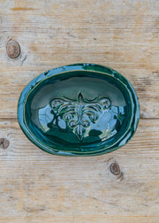 Abahna Green Lily Soap Dish