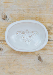 Abahna White Lily Soap Dish
