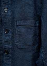 Vétra French Moleskin Jacket in Navy