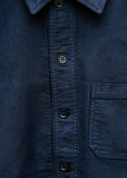 Vétra French Moleskin Jacket in Navy