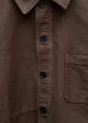 Vétra French Moleskin Jacket in Otter