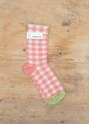 Vichy Socks in Natural