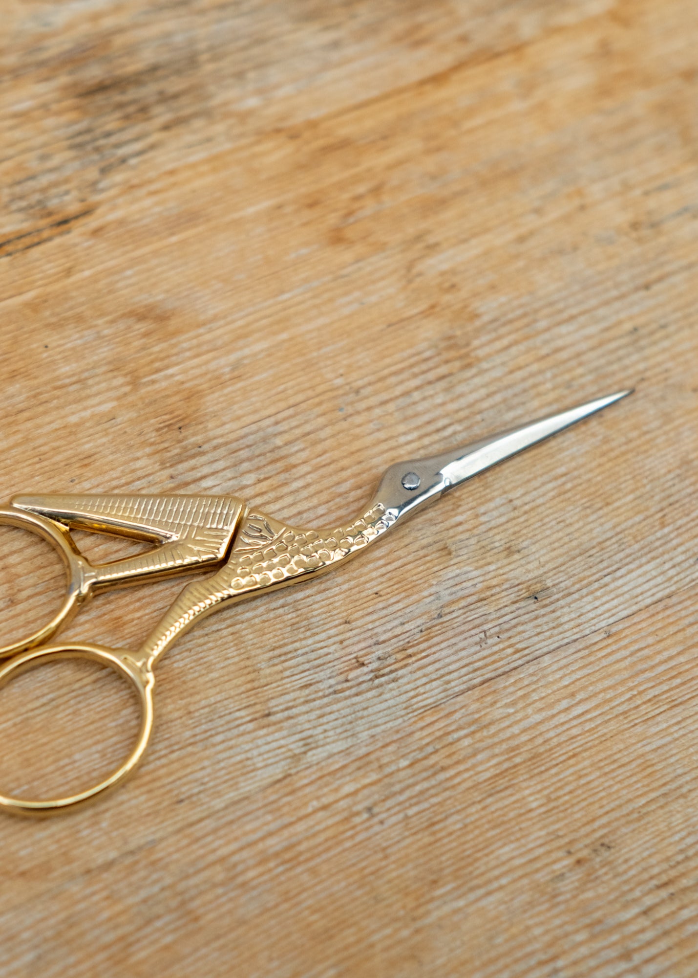 Victorinox Gold Plated Stork Tailors Scissors