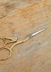 Victorinox Gold Plated Stork Tailors Scissors