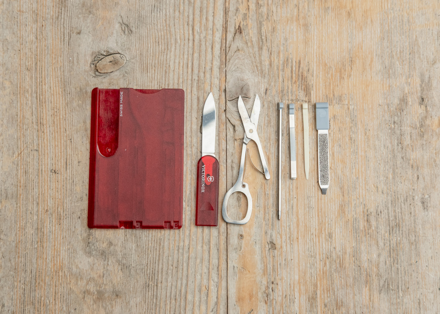 Swiss Card in Classic Red