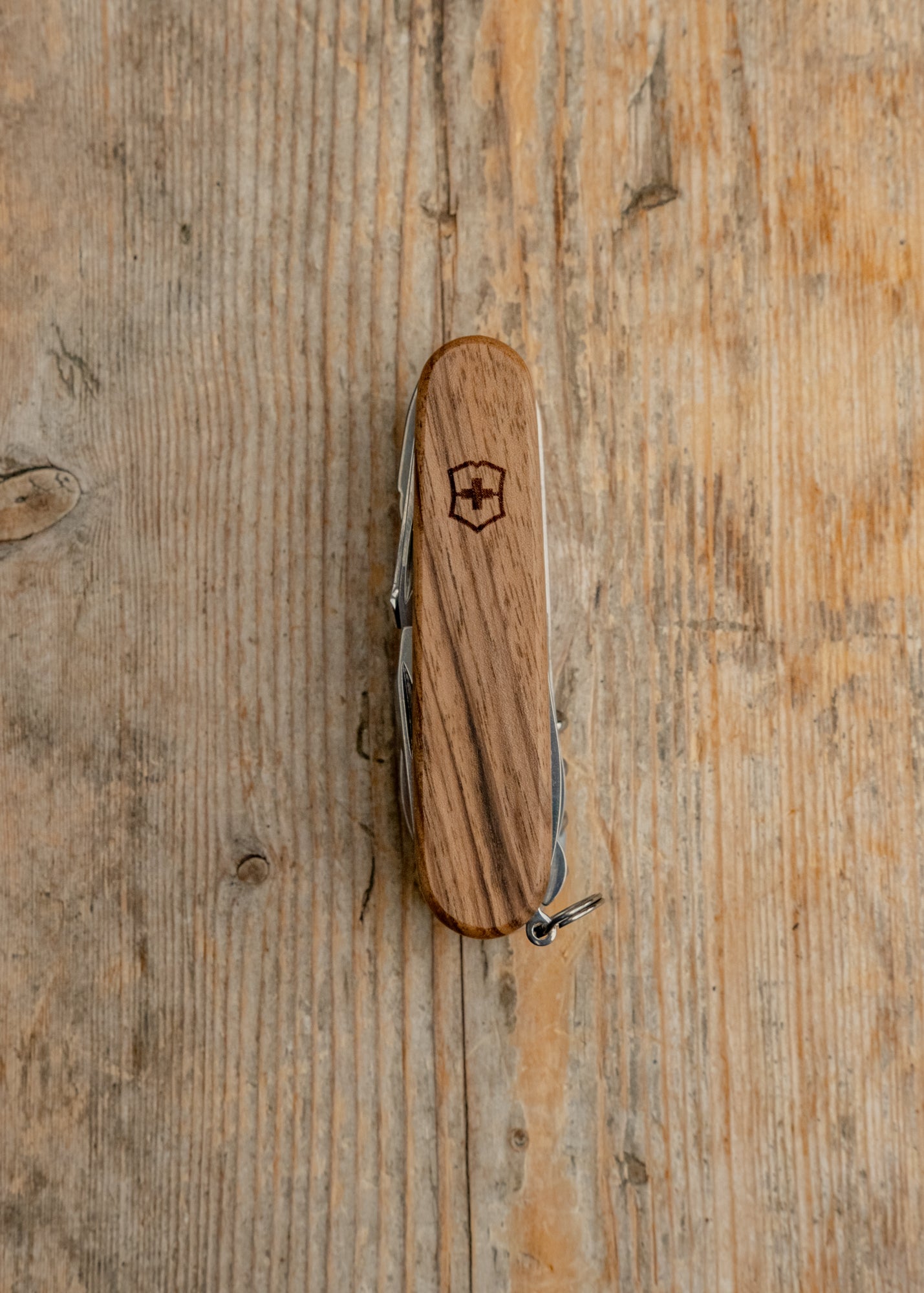 Victorinox Swiss Champ in Wood Brown, 91mm