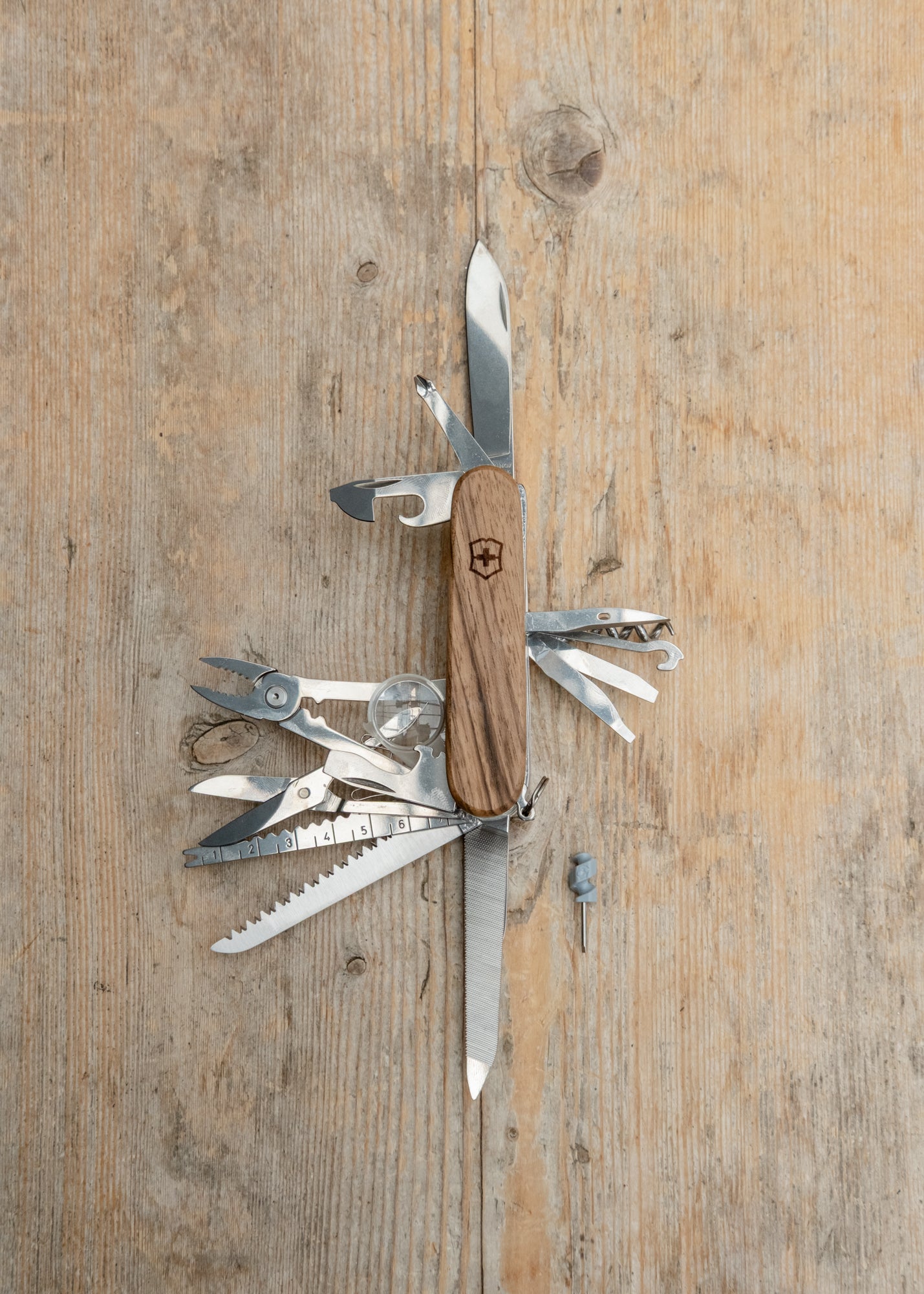 Swiss Champ in Wood Brown, 91mm