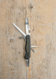 Swiss Soldiers Knife in Green/Black, 111mm