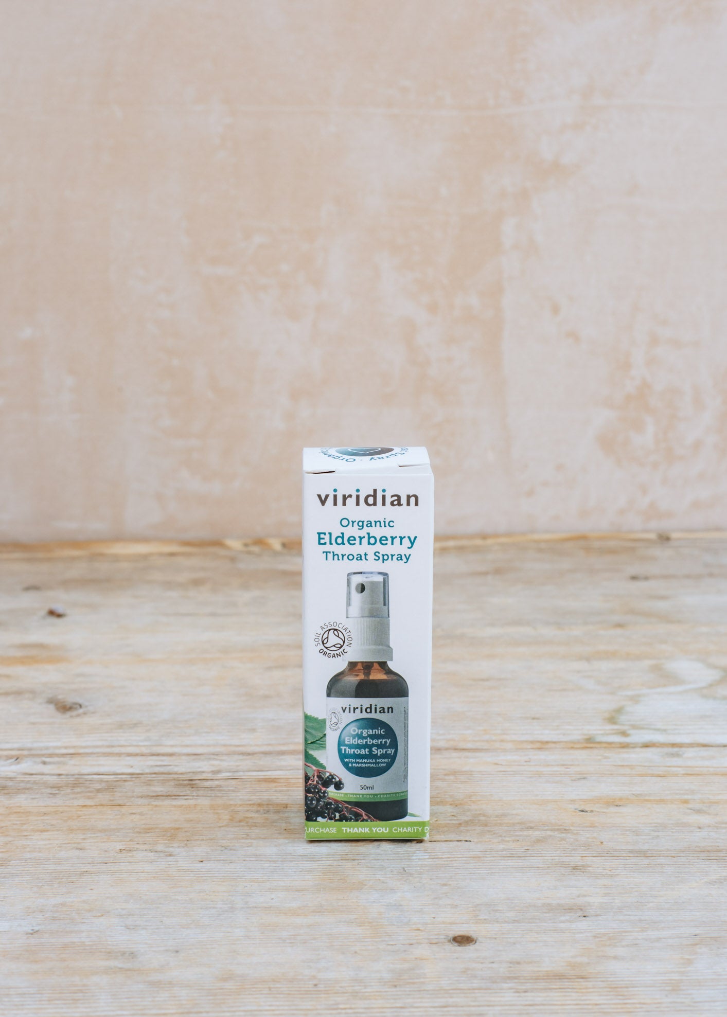 Organic Elderberry Throat Spray, 50ml