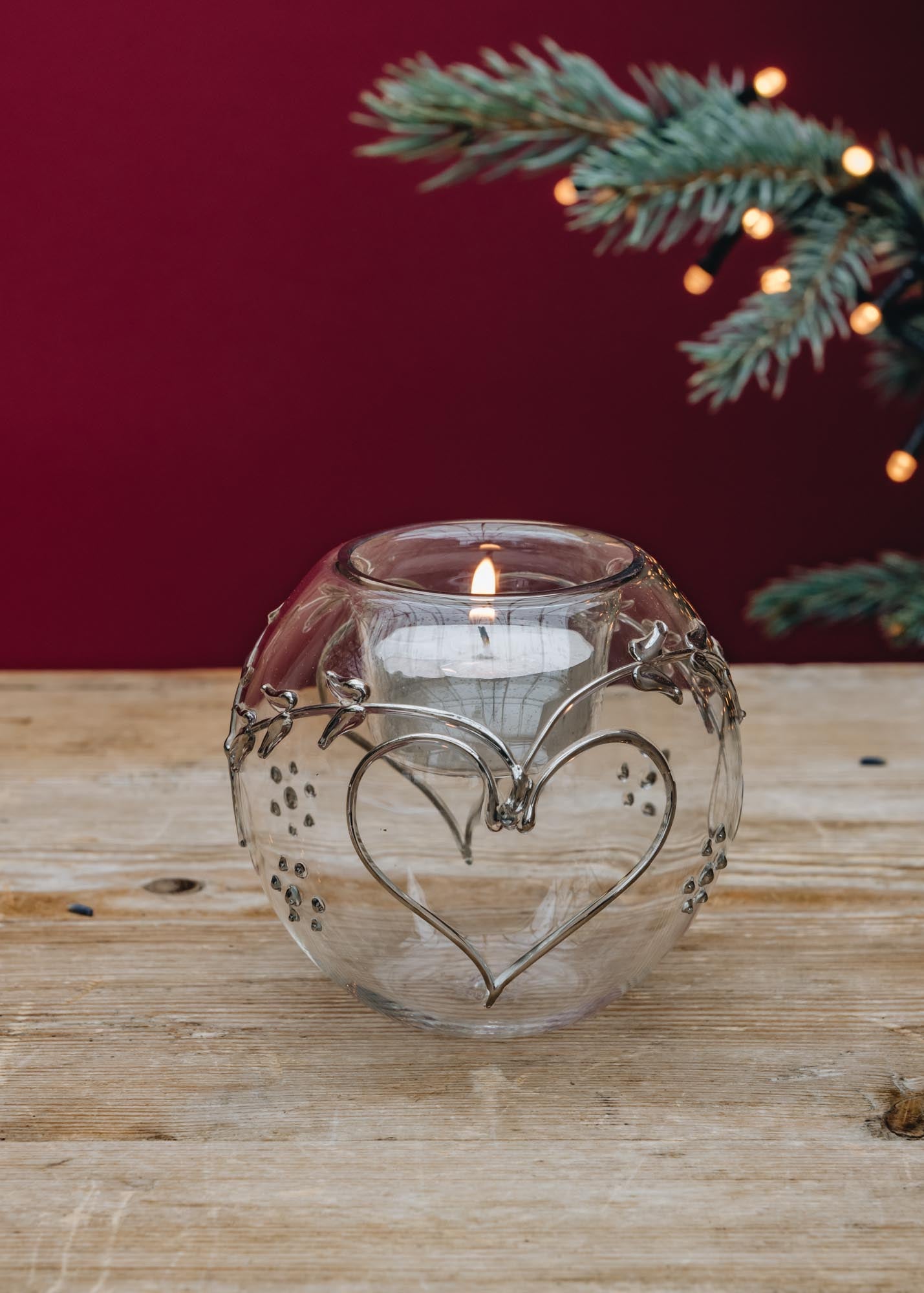 Treasure Tree Treasure Tree Forever Votive Candle Holder in Silver
