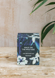Black Single Wick Candle in Walk on the Wild Side, 250g
