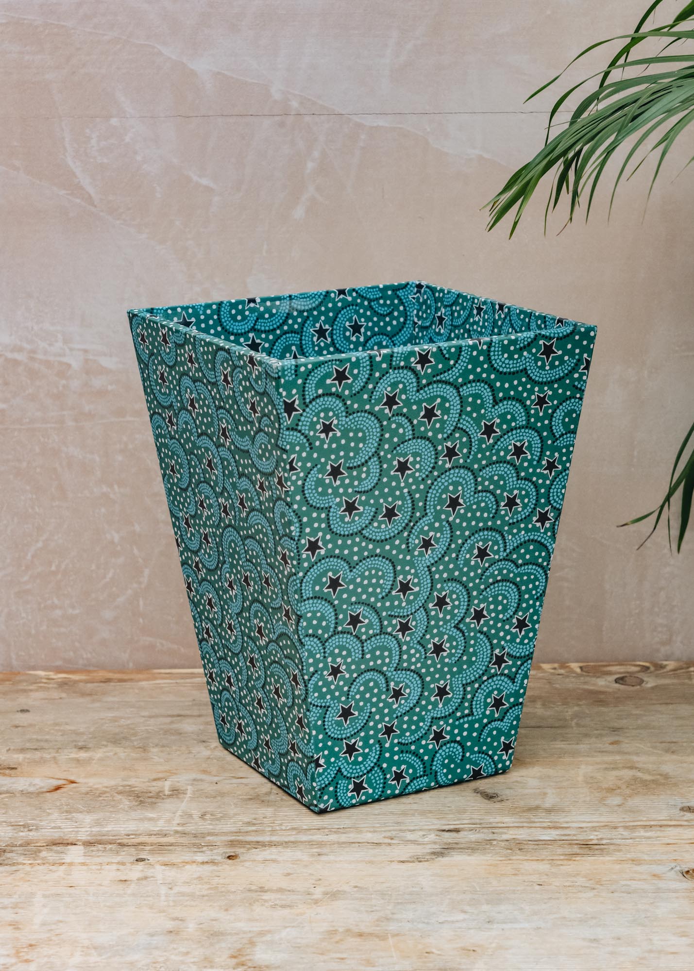 Art Angels Cressida Bell Wastepaper Bin in Clouds and Stars