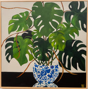 Monstera on Whisper Green
