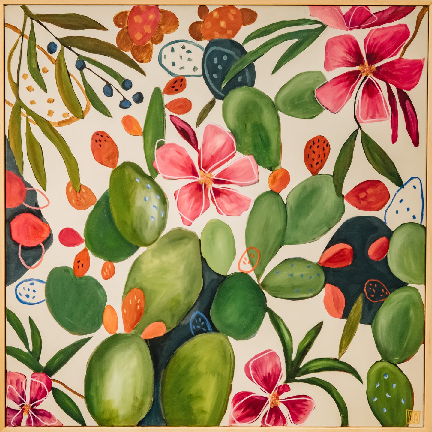 Burford Gallery Prickly Pear and Oleandar I