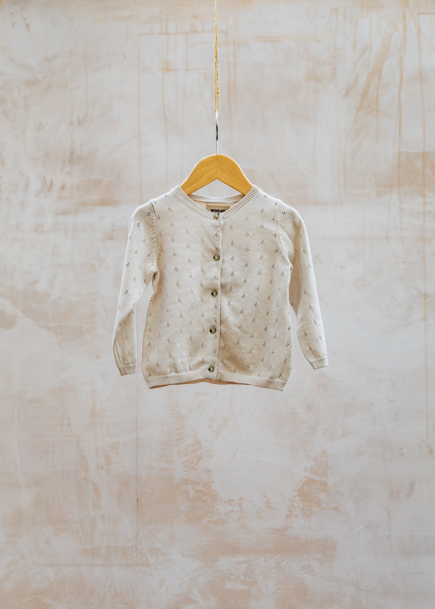 Babies' Maia Knit Cardigan in Offwhite