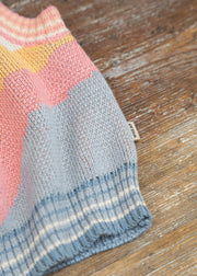 Wheat Children's Maria Jacquard Vest in Multi