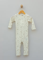 Wheat Babies' Haven Wool Jumpsuit in Eggshell Stars