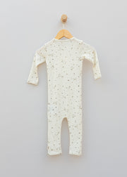 Wheat Babies' Haven Wool Jumpsuit in Eggshell Stars