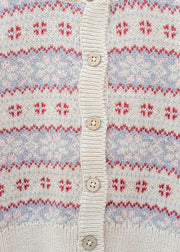 Wheat Babies' and Toddler's Vikki Jacquard Cardigan in Off White