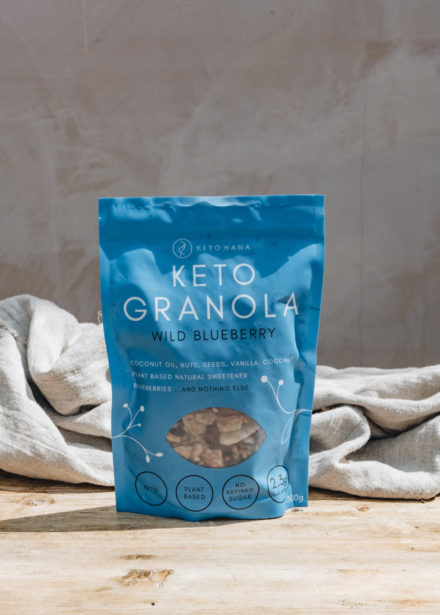 Keto Wild Blueberry Granola