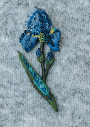 Trovelore Trovelore Wild Iris Brooch
