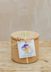 Life in a Bag Wild Pansy Grow Cork Pot