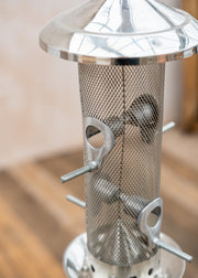 Wildlife World Small Stainless Steel Bird Feeder