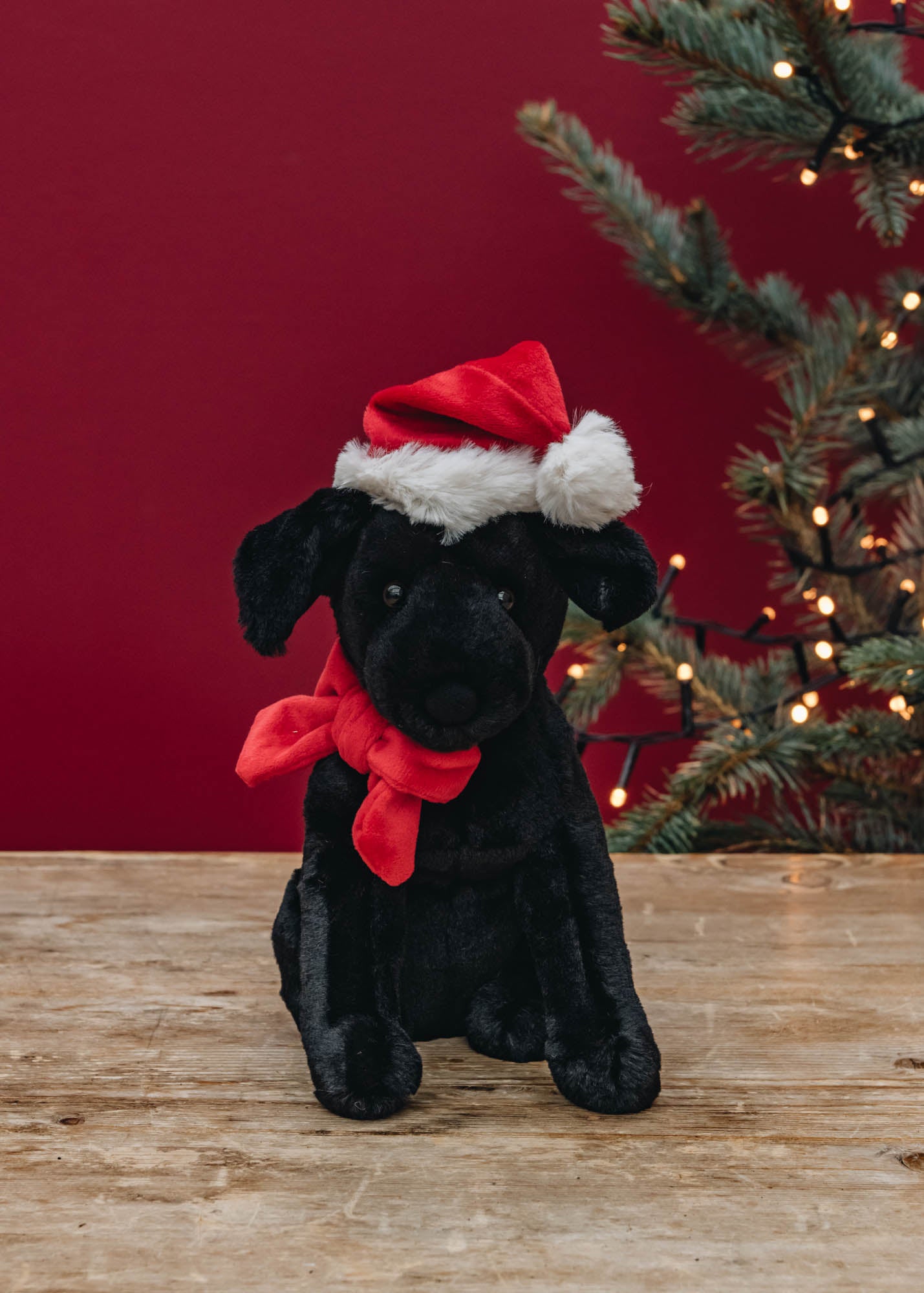 Jellycat Winter Warmer Pippa the Black Labrador