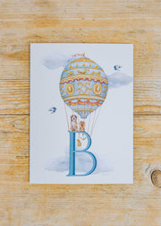 Wishing Well Letter Card B, Balloon