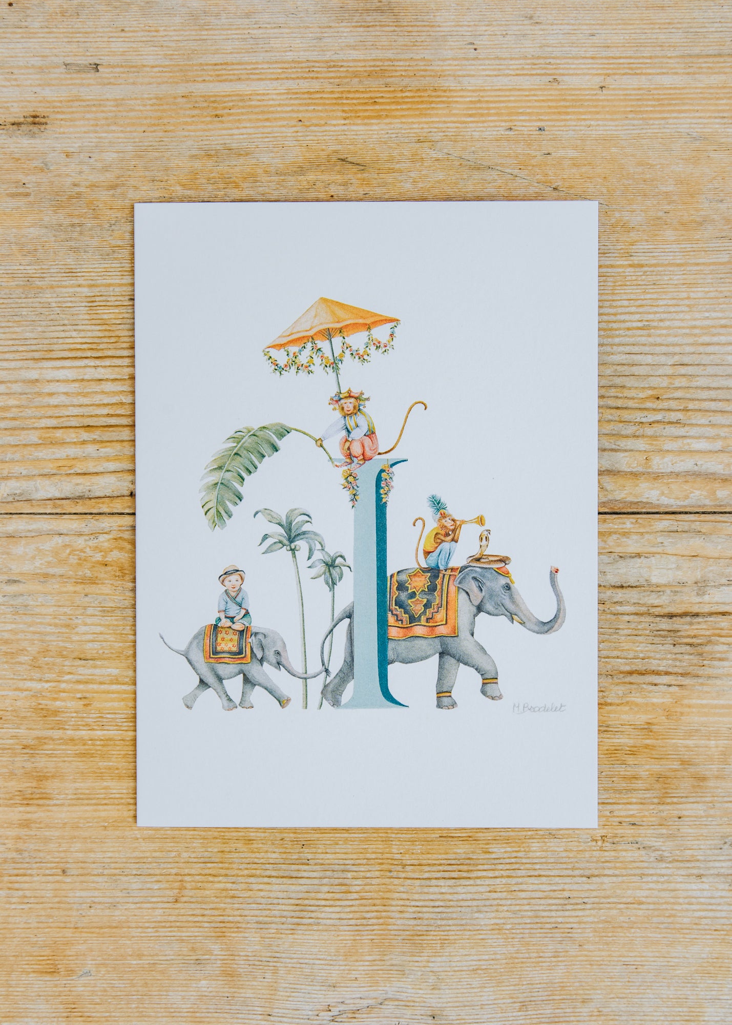 Wishing Well Letter Card I, India