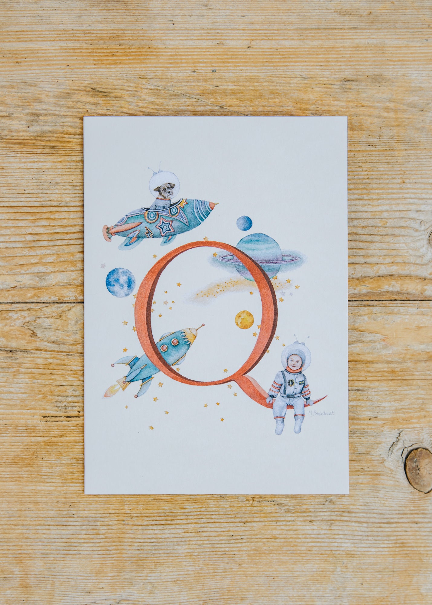 Letter Card Q, Quest