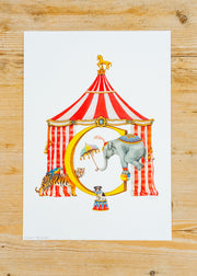 Wishing Well A4 Letter Print C, Circus