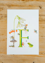 Wishing Well A4 Letter Print F, Fairy