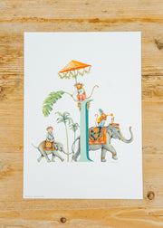 Wishing Well A4 Letter Print I, India
