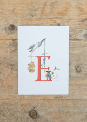 Letter Card E, Enchanting