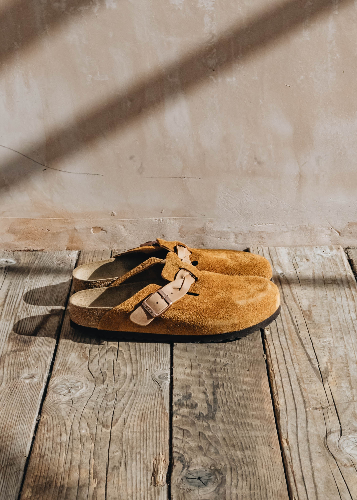 Women s Birkenstock Boston Braided Suede Narrow Clogs in Mink Burford Garden Co